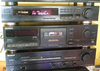 Wieża Sony tuner CD zmaczniacz magnetofon