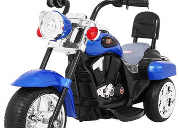 Autko motor motorek CHOPPER NIGHBIKE na akumulator trójkołowy dzieci