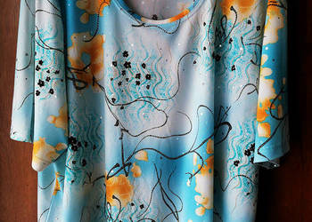 Bluzka damska kolorowa Donna Lisa na specjalne okazje