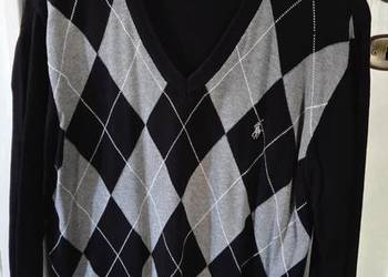 Ralph lauren L sweter czarny bawełna L 100% oryg nr seryjny piękny prezen