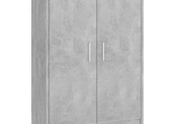 vidaXL Szafka na buty, szarość betonu, 60x35x92 cm（808931）
