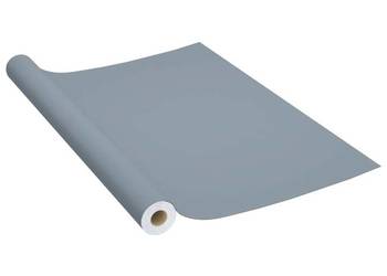 vidaXL Okleina meblowa samoprzylepna, szara, 500x90 cm(SKU:146125)