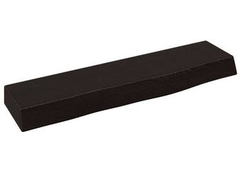 Półka ciemnobrązowa 40x10x4 cm wykończone lite drewno dębowe WM-363741