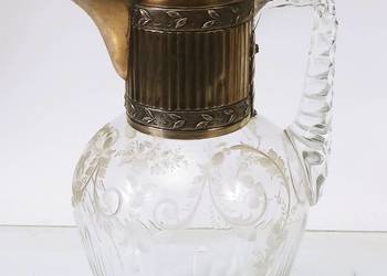 Dzbanek na Wino - Srebro pr. 950 - Karafka Kryształ