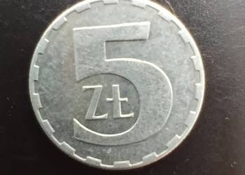 Moneta 5 zł.89r.