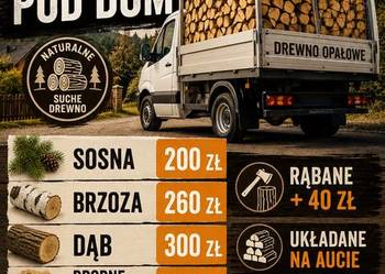 Drewno sosna brzoza dąb.