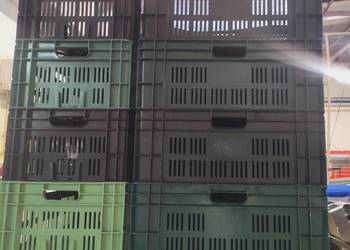 Skrzynki plastikowe 60x40x24 cm - solidne, duża ilość