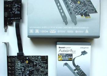 Karta dźwiękowa wewnętrzna Creative Sound blaster Audigy Fx v2 + DBPro