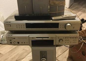 Sony mini dysk i radio głośniki gratis