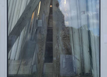 OKNA KacprzaK Witryna 101X110 FIX Używany PCV Plastikowy