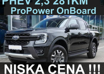 Ford Ranger 2,3 PHEV Wildtrak Hybryda ProPower OnBoard Kamera 360 Niska Ce…