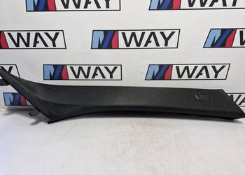  9116348 BMW F10 F11 OSŁONA PODSZYBIE SŁUPKA PRAWY PRZÓD CZARNE
