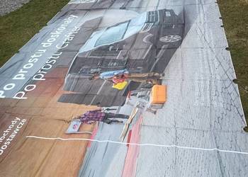 Plandeka, baner, przykrycie 4x8