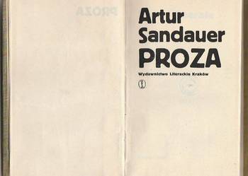(7419) PROZA – ARTUR SANDAUER