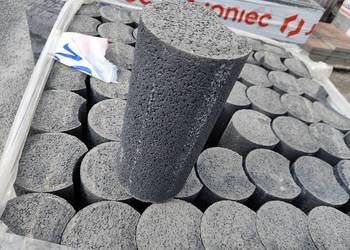 Palisada Q11 grafit palisady okrągłe półksiężyc
