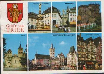 Kart. RFN pozdro. z Trier kas 1988