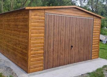 Garaż BLASZANY|Blaszak|Garaże Blaszane Schowek|Drewnopodobny| -ESSTAL-