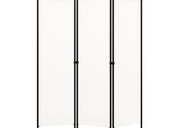 Parawan 3-panelowy biały 120 x 180 cm WM-320699