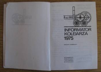 Informator kolejarza 1975 Informator kolejarza 1975