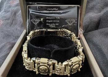 Unikat  Bransoletkę Versace zlota