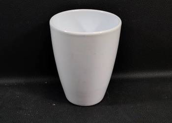 Elegancka Osłonka Ceramiczna na Doniczkę – Klasyczna Biel