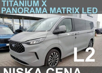 Ford Tourneo Custom PHEV 232KM Plug-in Kamera 360 Panorama El. drzwi. Hak …