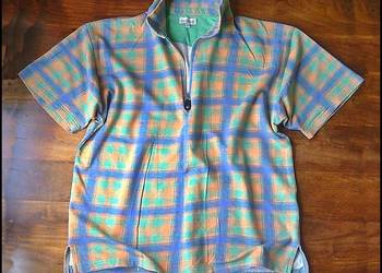 T-shirt męski Polo w kratkę GOOD TASTE M Wzrost 176cm bawełna Okazja!