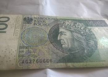 banknot kolekcjonerski AG3766666