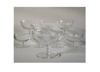 retro vintage antyczne kieliszki do szampana koniaku brendy pucharki