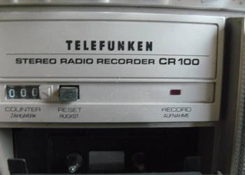 Radiomagnetofon Telefunken CR 100 82 r.