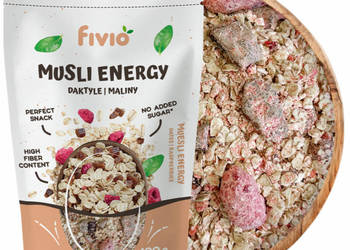 fivio Musli ENERGY daktyle, maliny 400g
