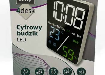 Budzik LED - Cyfrowy Setty 4Desk