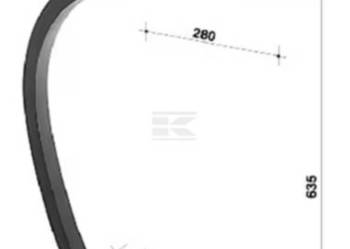 Ząb sprężynowy spiralny prawy lub lewy 35x35mm