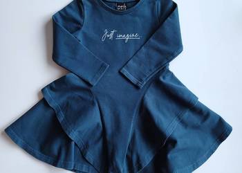 Sukienka dresowa koło falbany Mash Mnie 92/98