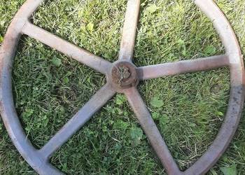 Wielkie Koło Pasowe Żeliwne Zamachowe 71 cm pod RĘBAK ŁUPARKĘ Świdrową Loft