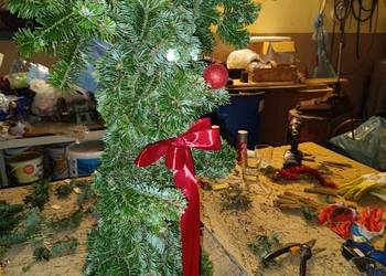 Wianki choinki skrzaty