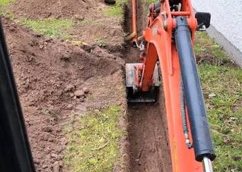 Ziemia Ogrodowa KOPARKA Wykopy Transport Wyburzenia Kopani stawów Kret