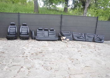 Skóra Fotele Boczki Dekory Drewno Podłokietnik Komplet Audi A4 B5 Elektryka