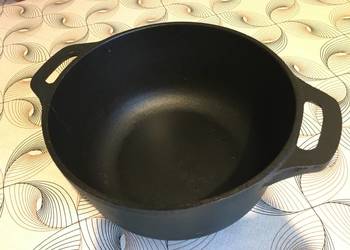 Garnek Żeliwny sygnowany HP 21cm 2.2Kg