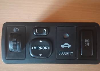 Panel włączniki, przyciski, regulacja lusterek Toyota Corolla e12