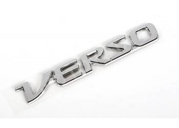 TOYOTA Verso Chromowany emblemat logo tyl VERSO 75442-0F020 OE