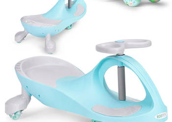 Jeździk grawitacyjny pojazd dla dzieci koła LED niebieski ECOTOYS
