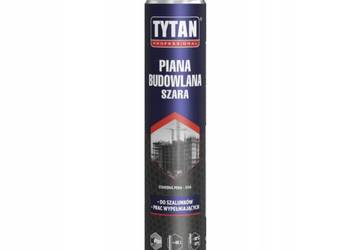 TYTAN PIANA MONTAŻOWA BUDOWLANA SZARA DO SZALUNKÓW 750ml PISTOLETOWA