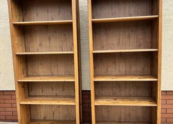 Regał na książki biblioteczka szafa sosnowa drewniana półki