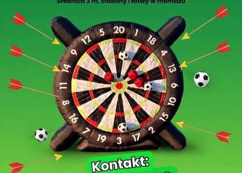 Wynajem dmuchaniec foot dart piłka
