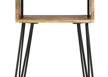 Stolik nocny z litego drewna mango 40 x 34 x 47 cm WM-246019