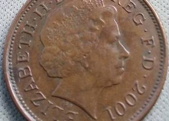 WIELKA BRYTANIA-TWO PENCE-2001 r (2)