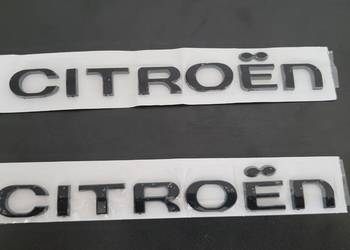 NOWY znaczek CITROEN emblemat klejany czarny