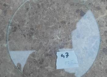47 Szkło szyba płaska starego zegara 17,5cm