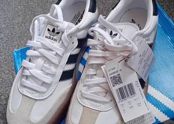 Nowe oryginalne Adidasy Samba JI1349 r 41,5 białe skórzane Originals!!